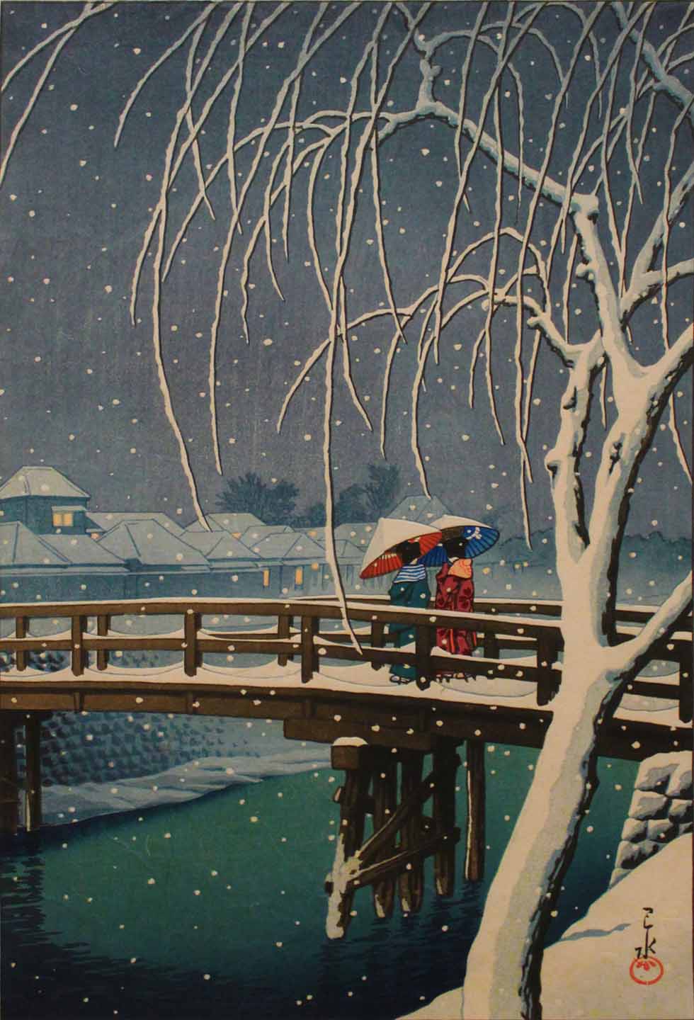 River Edo - River Edo - Hasui Kawase Hasui Kawase