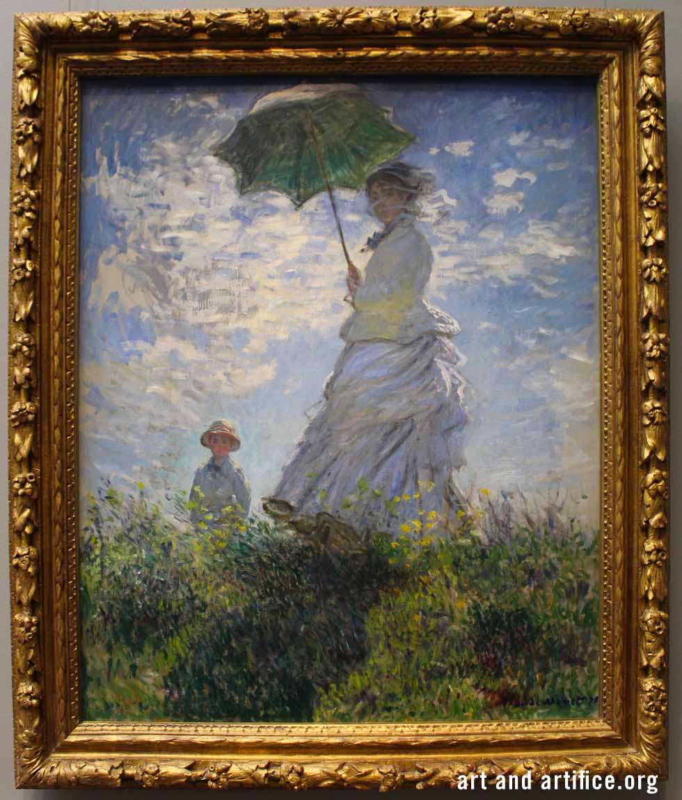 Woman with a Parasol - Claude Monet 1875 Monet