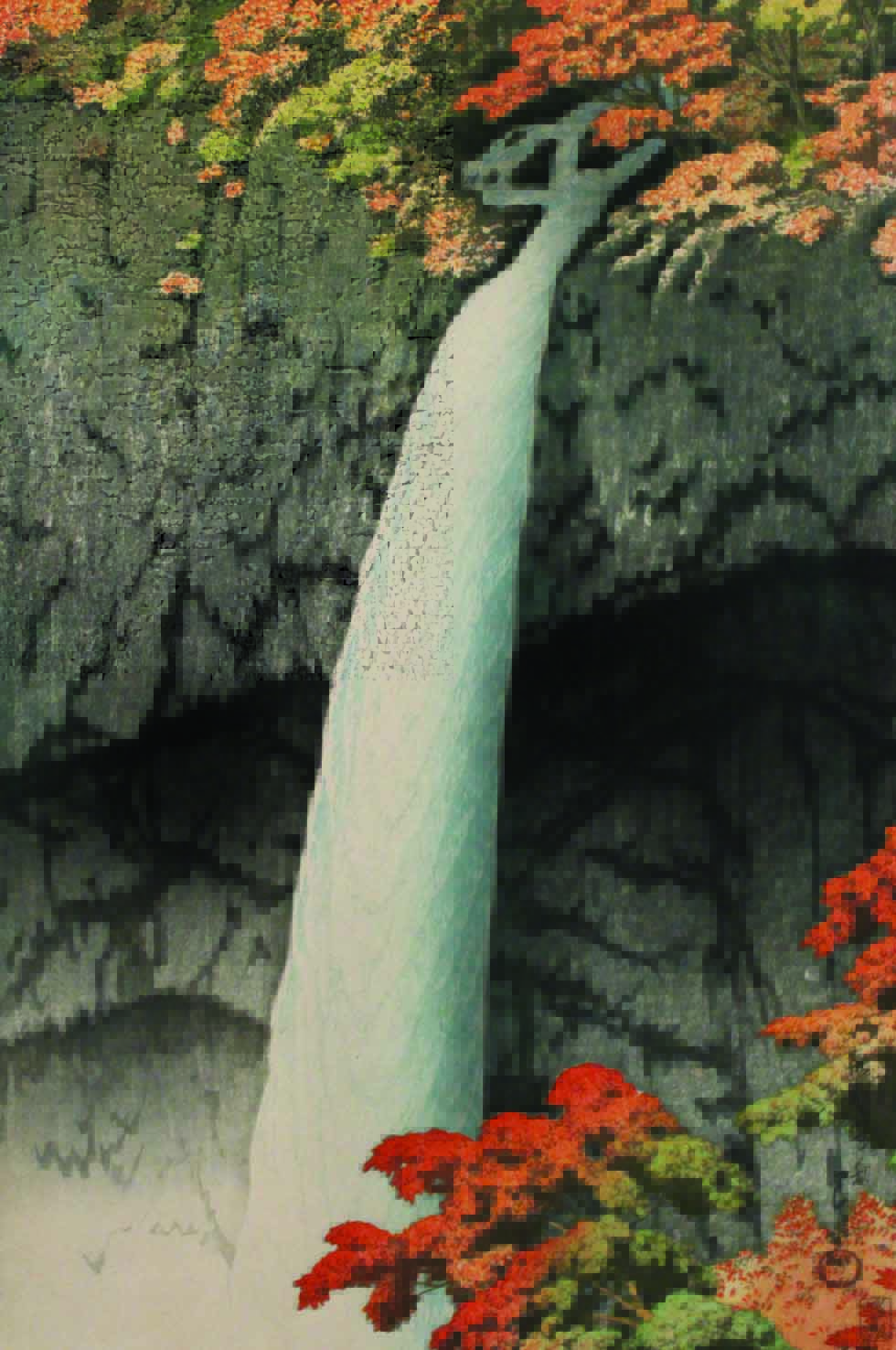 Kawase Hasui - Waterfall Kawase Hasui - Waterfall