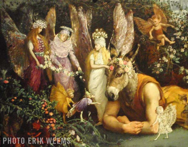 Detail Image Queen Titania and Nick Bottom by Fitzgerald