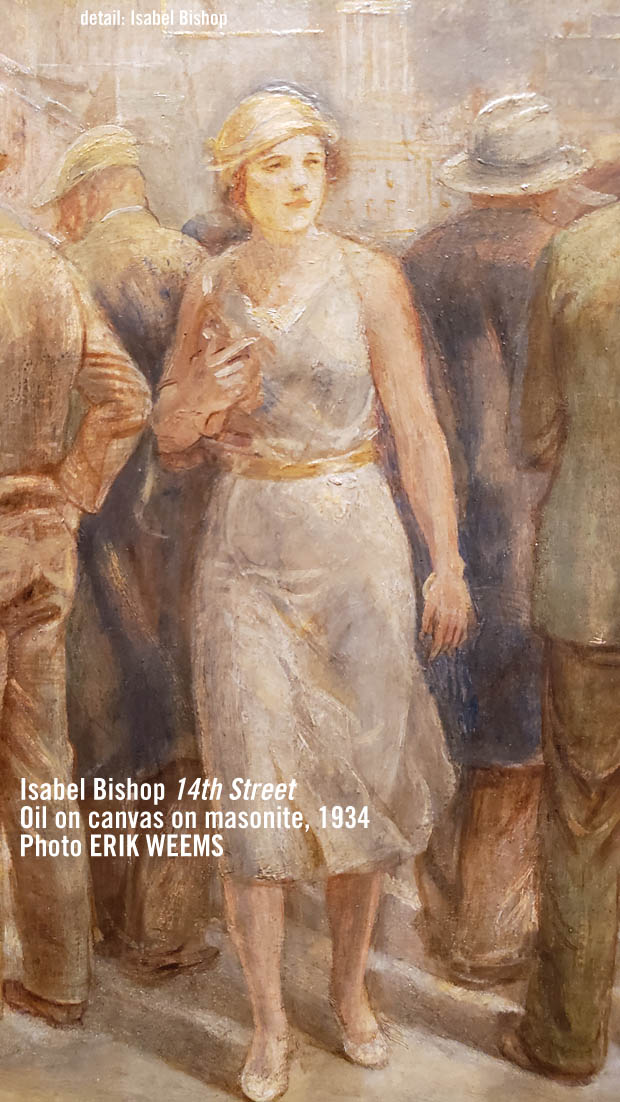 14th Street oil on canvas by Isabel Bishop - New Woman art