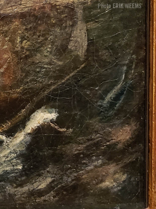 Flying Dutchman detail of canvas