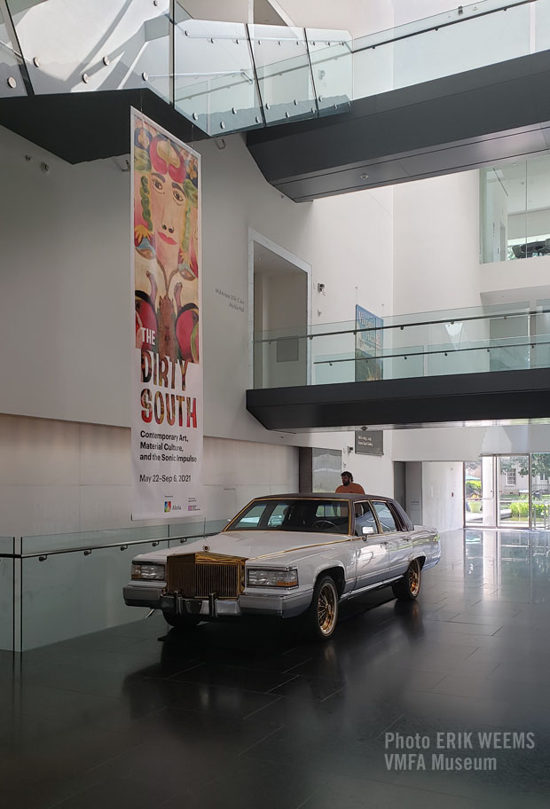 Dirty South Cadillac car at the VMFA Museum Dirty South Cadillac car at the VMFA Museum