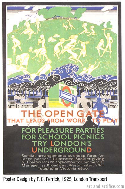 F C Ferrick poster