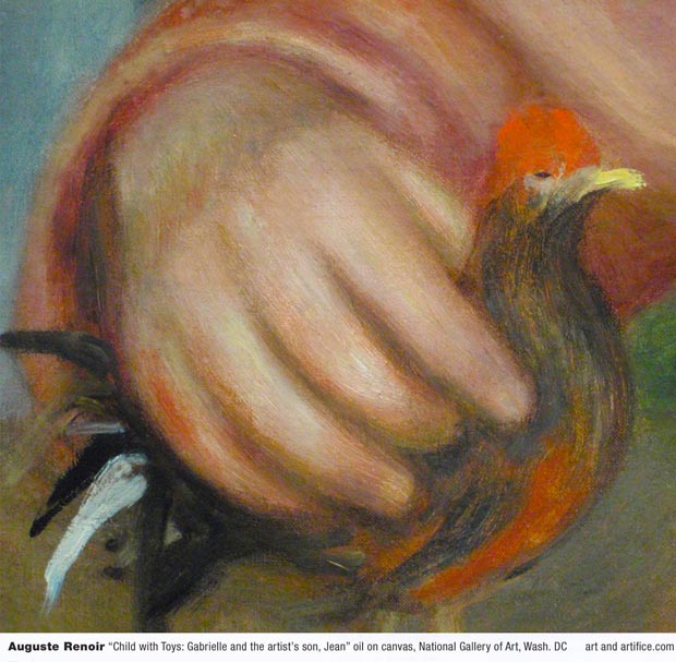 Auguste Renoir-Child with Toys - Detail 3