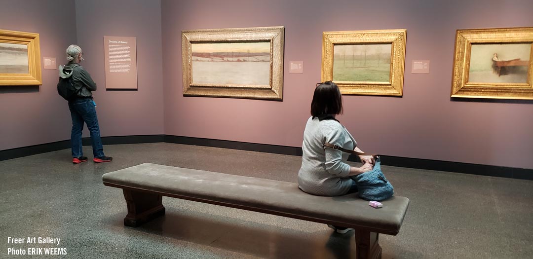 Inside the Freer Art Gallery - click to enlarge Inside the Freer Art Gallery