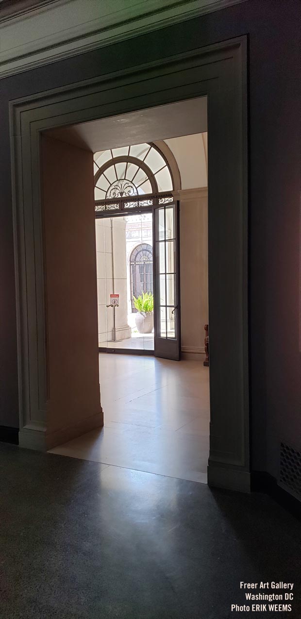 Doorways to the Freer Art Gallery in Washington DC - click image to enlarge Doorways to the Freer Art Gallery