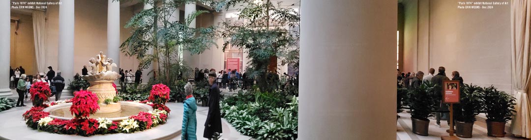 CLick to enlarge - The long line waiting to get into the Paris 1874 The Impressionist Moment at the NGA in DC The long line waiting to get into the Paris 1874 The Impressionist Moment at the NGA in DC