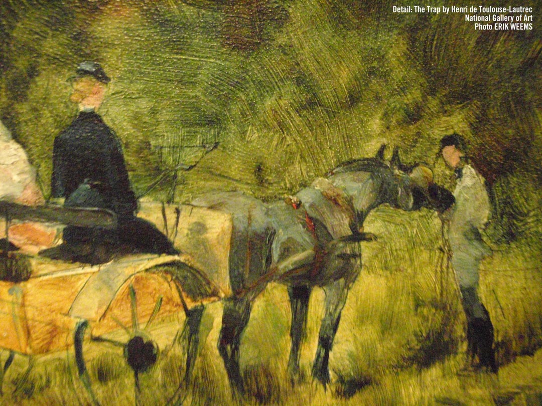 Detail - Henri de Toulouse Lautrec - The Trap painting